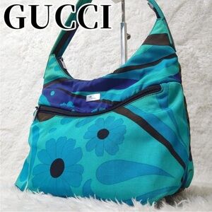Gucci Teal Floral Women's Bag